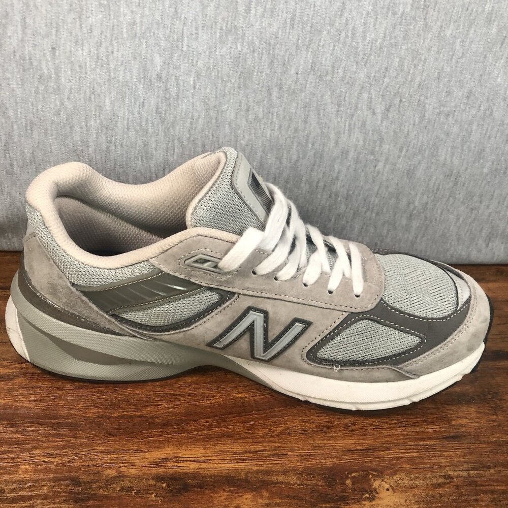 New Balance 990v5 Made in USA Castlerock Men’s Size 9 W990GL5 Gray Suede Shoes - Picture 5 of 11